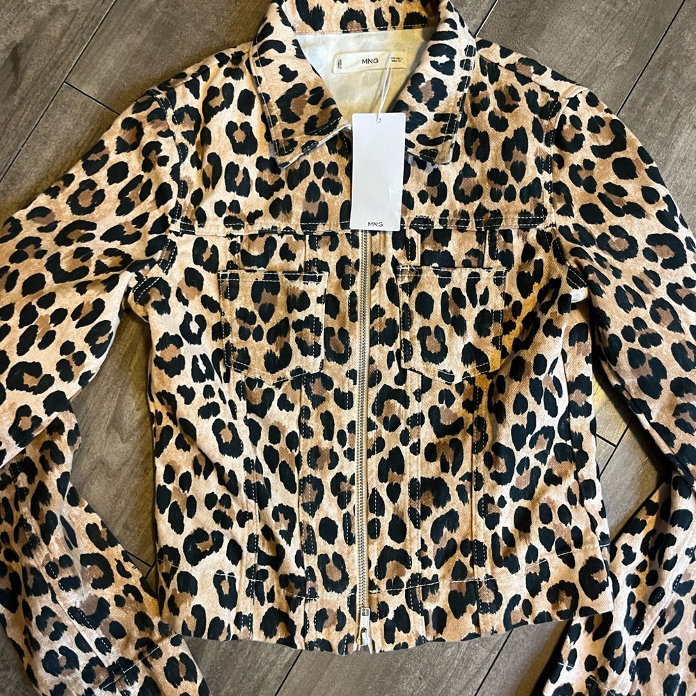 Mango Animal Print Jacket